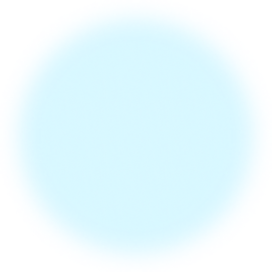 Blue Blurred Circle 